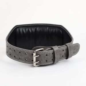 Top qualité Gym ceinture d'haltérophilie ceinture en cuir vente chaude peau de vache Logo personnalisé soutien du dos Fitness musculation ceinture en cuir - Product Image 2