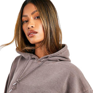 Último diseño chándal de invierno para mujer 100% algodón Color sólido estampado de talla grande con capucha de secado rápido transpirable pantalones de chándal Unisex - Product Image 4