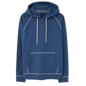 เสื้อฮู้ดบุซับในผ้าโพลีเอสเตอร์/คอตตอนสำหรับผู้ชาย ขายส่งจากโรงงาน รับผลิตตามแบบ พร้อมสกรีนโลโก้ ผลิตจำนวนมาก รับผลิตแบบ OEM ผ้าหนา - Product Image 3