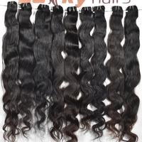 Extensions de cheveux naturels indiens vierges non traités Remy, couleur naturelle, pour tissage