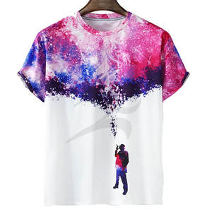 2024 T-Shirt à manches courtes en microfibre pour hommes de haute qualité respirant à séchage rapide Sublimation imprimé méthodes numériques fabriqué au Pakistan - Product Image 1