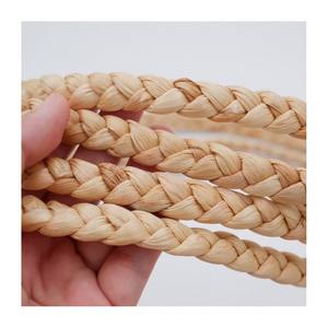 Cordes tressées en jacinthe d'eau séchée de qualité supérieure corde en fil naturel pour la fabrication artisanale à partir de l'usine du Vietnam - Product Image 1