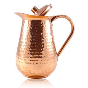 Best Selling Luxurious Design Table Decorative Copper Pitcher Handcrafted Copper Jug for Wedding Home Kitchen Use Elegant Table - Product Image 1