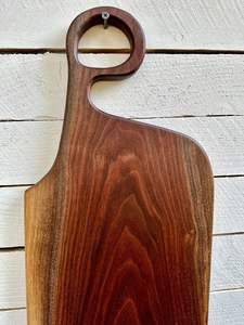 Ensemble de planches à découper en bambou massif avec support Grandes planches à découper de cuisine Ensemble de planches à découper en bois de couleur naturelle - Product Image 2