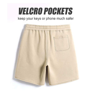 Shorts en molleton de haute qualité pour hommes Shorts en coton biologique Street Wear hommes pantalons de survêtement courts Shorts en éponge française - Product Image 2