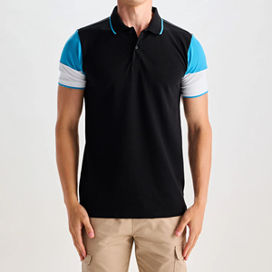 Hommes décontracté pour polos design solide en grande taille bon matériel imprimé meilleure qualité bas taux populaire et bonne vente - Product Image 1