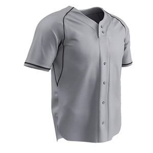 Camisetas lisas de béisbol con impresión personalizada Jersey de béisbol azul Traje para hombre Sublimación Jersey de béisbol barato - Product Image 6