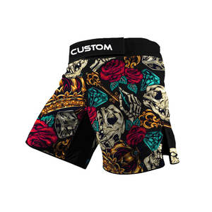 Nuevos Shorts de MMA Elásticos y Ajustados con un Look Exclusivo, Material Duradero de Primera Calidad, Logotipo Personalizado Impreso, Shorts de MMA para Hombre - Product Image 4