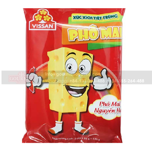 Saucisse de fromage à haute teneur en protéines avec du vrai fromage aux noix avec du poulet et du porc nutritif facile à transporter pour le petit déjeuner de pique-nique - Product Image 2