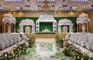 Beau mariage traditionnel et vintage Mandap Temple de fibre unique pour les cérémonies sikhes New Fiber Art Wedding Mandap - Product Image 6