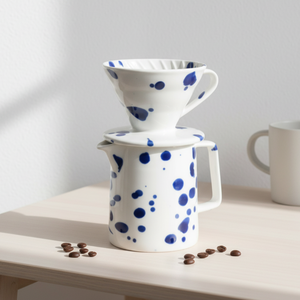 Qualité supérieure 3460992SETS-0.4  Ensemble de cafetière et de filtre à café en porcelaine durable  Pour les amateurs de café - Product Image 3