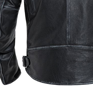 แจ็คเก็ตหนังแท้สำหรับขี่มอเตอร์ไซค์แบบขายส่ง MOQ ต่ำ รับทำโลโก้และดีไซน์ตามสั่ง ปรับขนาดได้ กันน้ำ - Product Image 3