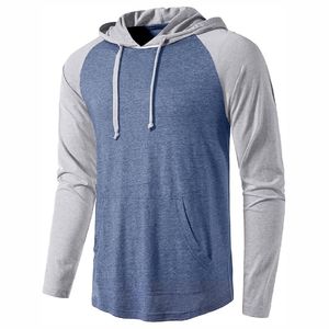Nueva llegada Hombres Sudaderas con capucha Caída Hombro Peso ligero Grueso Algodón Fleece Sudaderas con capucha deportivas - Product Image 3
