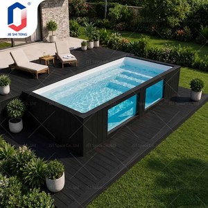 Piscine conteneur modulaire préfabriquée pour extérieur, jardin ou villa, avec système de filtration et pompe - Product Image 6
