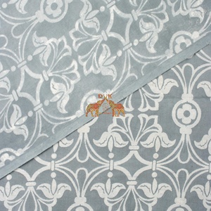 Nouvelle collection de tissus en coton Kashish imprimés à la main en Inde, motifs floraux, couleurs naturelles, tissu en coton Kashish multi-usages - Product Image 2