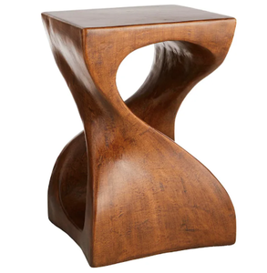 แท่นวางเครื่องประดับไม้เนื้อแข็ง (เคลือบวอลนัท) - Product Image 4