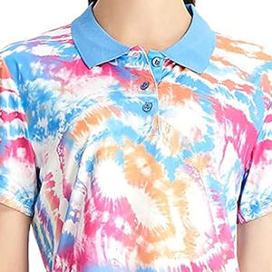 Polos estampados hechos en Pakistán 100% algodón para mujer de alta calidad nueva moda algodón poliéster mujeres polos estampados - Product Image 6