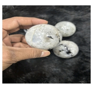 Esfera de Piedra Lunar Arcoíris en Oferta, Esfera de Cristal Temática para Decoración del Hogar, Regalo del Día de la Madre, Gujarat - Product Image 2