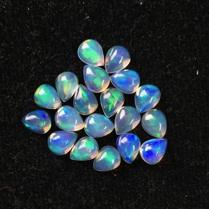 Cabochons de poire opale éthiopienne naturelle 6x9mm de qualité supérieure pierres précieuses semi-précieuses en vrac pour la fabrication de pendentifs bague au prix d'usine - Product Image 4