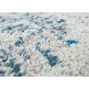 Alfombra de Poliéster Azul Nuray Anudada a Mano, Estilo Boho Geométrico para el Hogar, Pasillo, Rectangular, Patchwork Abstracto Skpl-05 para Adolescentes - Product Image 3