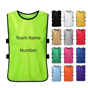 Wholesale Custom Design Football Reversible <b>Bib</b> Player Team Sport Soccer <b>Training</b> Vest <b>Training</b> <b>Bibs</b> F00 - Product Image 1