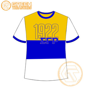 Vente en gros de t-shirt Sigma Gamma Rho pour femmes vêtements de sororité jersey de coton t-shirt respirant de haute qualité vêtements grecs pour femmes - Product Image 1