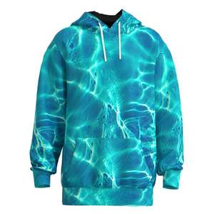 À la mode personnalisé imprimé brodé automne sweat à capuche surdimensionné décontracté coupe ample polaire coton sweat élégant Streetwear pour les jeunes - Product Image 3