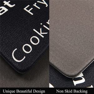 Tapis de bureau anti-fatigue de luxe personnalisé en PVC avec finition simili cuir, coussin en éponge SBR, tapis de position assise-debout, nouveauté, confort intérieur - Product Image 4