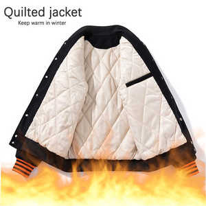 Professionnel personnalisé 2025 haute qualité hommes mode Streetwear mode Varsity vestes contraste couleur Bomber veste - Product Image 4