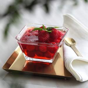 Modern Style Clear Glass Round Shape Serve Bowl With <b>Crabs</b> Design Excellent Quality for Serving - Product Image 1