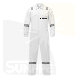 Dropshipping 100% Cotton Wearpack EPI Welding Cleaner Hi Vis Safety Suit Cold Storage Coverall for Construction Workers - Product Image 3