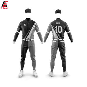 ชุดกีฬาเบสบอลใหม่ล่าสุดชุดเครื่องแบบเบสบอลชุดเสื้อเจอร์ซีย์และกางเกงออกแบบได้ตามต้องการ - Product Image 4