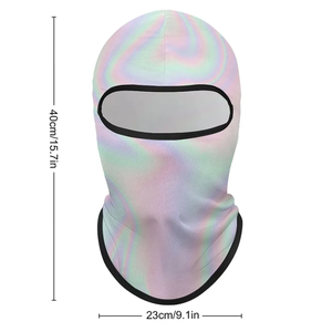 Vente en gros de cagoule mode personnalisée masque intégral respirant et transparent impressions 3D moto cyclisme sports - Product Image 4