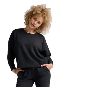 Sudadera de Forro Polar para Mujer, Cuello Redondo, Invierno, Calidad Premium, Suave, Ligera, Cómoda, Antiarrugas, Transpirable - Product Image 1