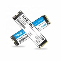 قرص صلب داخلي عالي الأداء بسعة 1 تيرابايت PCIe 4.0 NVMe SSD M.2 2242 جديد بسعة 256 جيجابايت