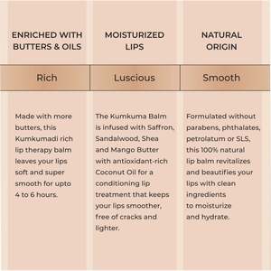 Kumkuma Organic Lip Balm Nourishing Lasting Lip Care Cream Herbal <b>Honey</b> Mineral Waterproof Cute Cosmetic Lip Balm Ball - Product Image 2