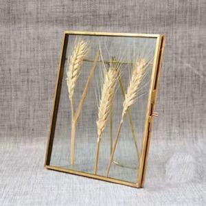 Cadre photo simple en verre à finition dorée, personnalisable, toutes tailles, pour la décoration de bureau et de la maison, créatif - Product Image 4