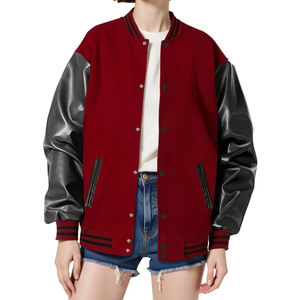 Chaqueta universitaria para mujer Diseño cómodo de moda Múltiples colores disponibles Perfecto para ropa informal - Product Image 1