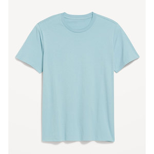 T-shirts en coton pour hommes, manches courtes, col rond, basiques, coton de haute qualité, unisexe, hauts décontractés d'été, coupe classique, t-shirt uni - Product Image 3