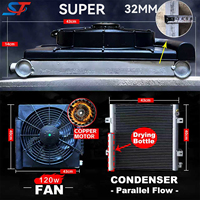 Eléctrico 12V/24V tipo oculto RV eléctrico estacionamiento aire acondicionado para VAN eléctrico estacionamiento aire acondicionado para Mini autobús