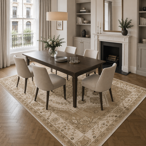 Tapis lavable traditionnel RW302702 Palazzo Bone de Rug Weavers, chenille lavable, 10 tailles, vente en gros, dropshipping - Product Image 4