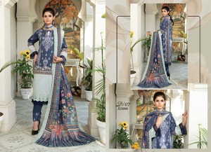 Trajes de césped de verano para mujer de alta calidad, ropa de talla grande con decoración bordada, vestidos de verano con patrón sólido - Product Image 4