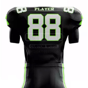 Uniforme de fútbol americano de color liso de diferentes estilos, cómodo uniforme de fútbol americano de secado rápido - Product Image 6