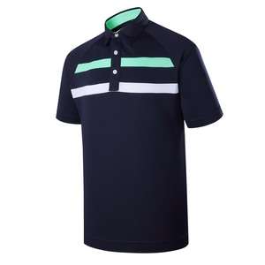Vente en gros de polos pour hommes en coton et polyester polo personnalisé brodé t-shirt personnalisation évacuation de l'humidité dernier cri - Product Image 1