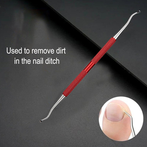 Stainless Steel Podiatry Curettes and <b>Files</b> Set Double Sided Ingrown Toenail Treatment Pedicure Instrument Kit by Innovamed - Product Image 4