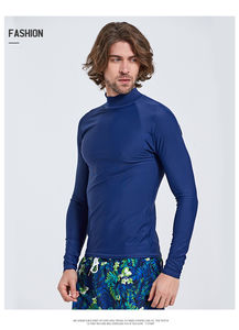 Vente en gros vierge Oem Surf imprimé Compression chemise à manches longues Mma Logo Uv Rash Guards personnalisé imprimé personnalisé Rash Guard pour hommes - Product Image 4