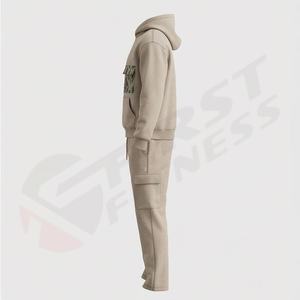 Chándal Deportivo para Hombre al Mejor Precio, con Capucha, para Correr, Entrenamiento, con Logotipo Personalizado, Ropa Deportiva para Trotar, 100% Poliéster, Forro Polar Transpirable, Tallas Grandes - Product Image 3