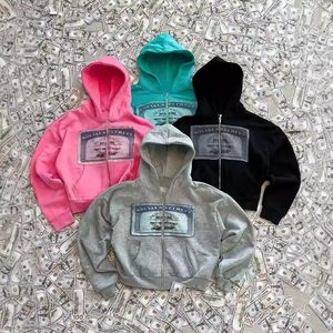 Customize Men's Solid Zipper Regular Fit Vintage Fleece Cotton Winter Hoodies High Gram Heavy Washed - Product Image 2