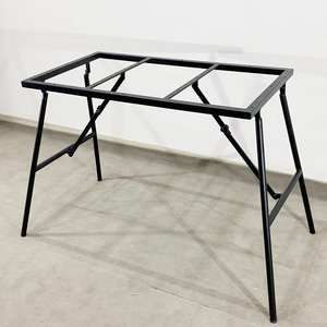 Industrial Style Cast Iron <b>Folding</b> <b>Table</b> Legs 73cm High Powder Coated for Hospital <b>Dining</b> and Kitchen Furniture-CHB68039 - Product Image 2