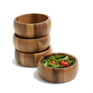 Bol en bois de mangue unique pour les cadeaux et la cuisine Bol en bois de mangue avec forme organique et finition terre - Product Image 2